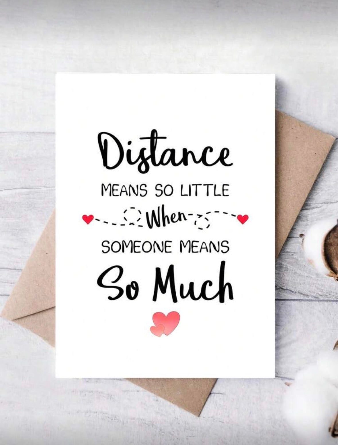 Distance Means So Little