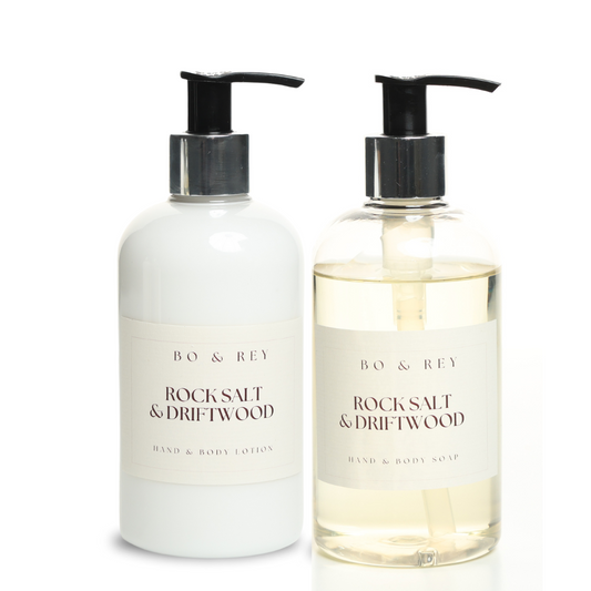 Rocksalt & Driftwood Soap & Lotion Set